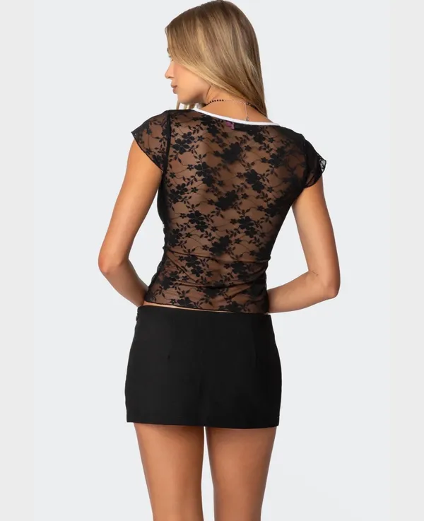 Edikted Sheer Top - Image 2