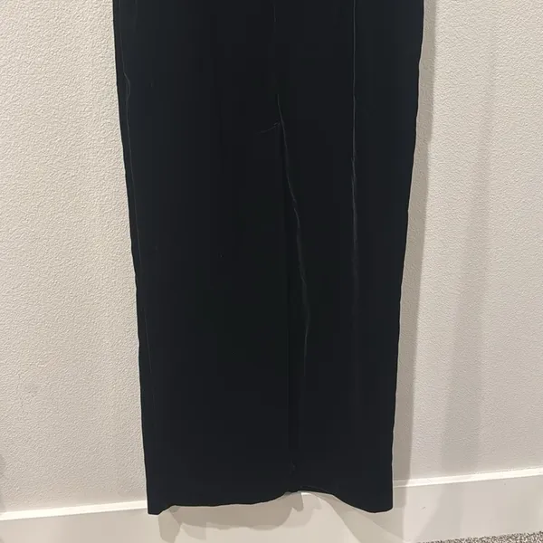 Vintage Black Velvet Scott McClintook Evening Gown | Size 8 - Image 8