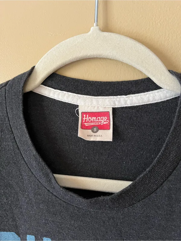 HOMAGE Charcoal 'I Support Children's Mental Health' Graphic Tee - Image 6