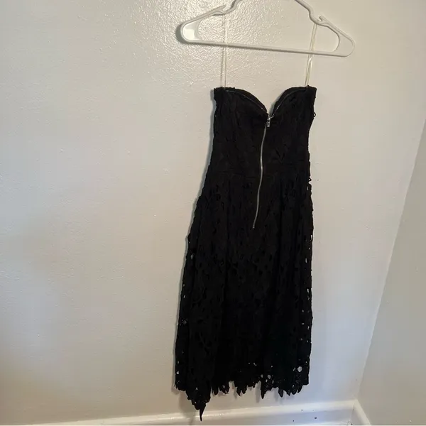 Alya Francesca's Women's Size XS Harpeth Strapless Lace Dress Black LBD F16D135 - Image 7