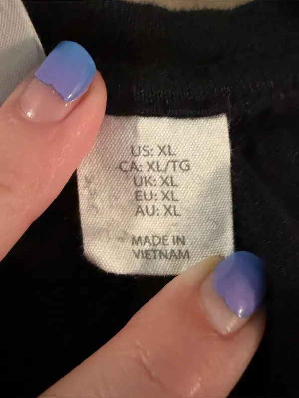 C&C California 100% Linen Top Womens XL Black V Neck Pocket High Low - Image 6