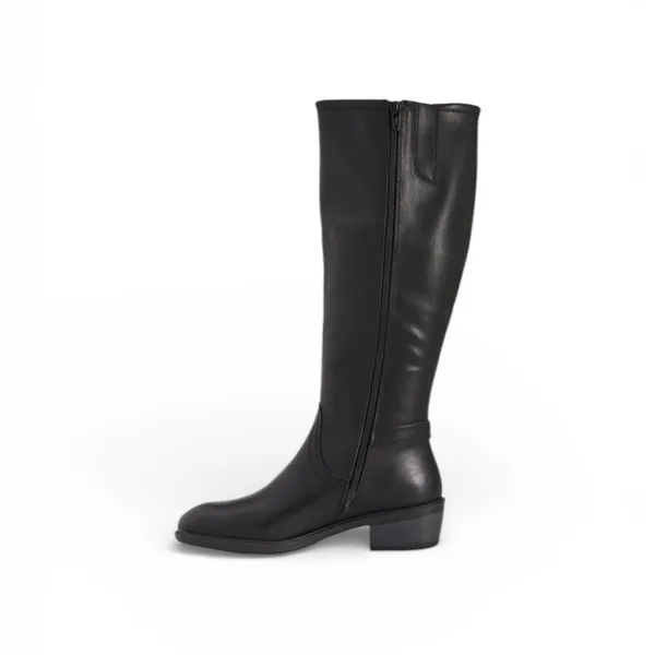 Baretraps Elegant Black Leather Knee-High Boots - Image 3