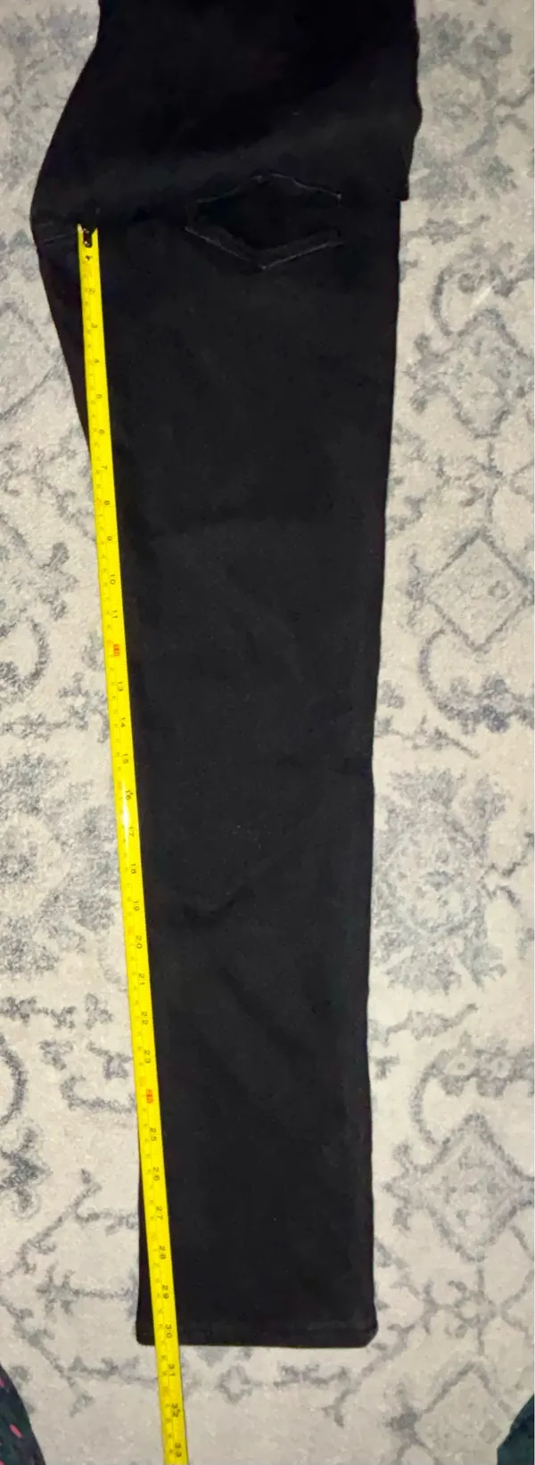 Aerosmith Aeropostale Y2K Jeans Women’s 29 Slim Straight Black Denim 29x32 EUC - Image 7