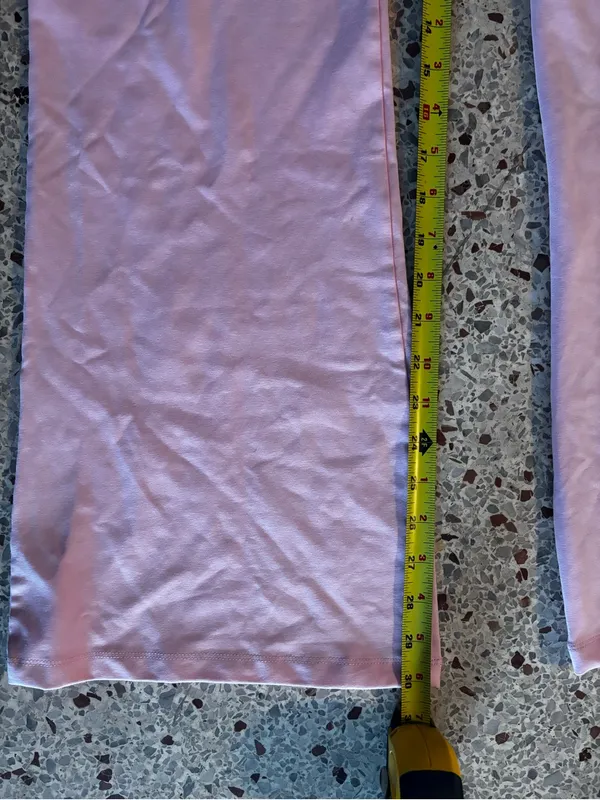 PINK X LOVESHACKFANCY COTTON FOLDOVER FLARE LEGGINGS X-Large - Image 5