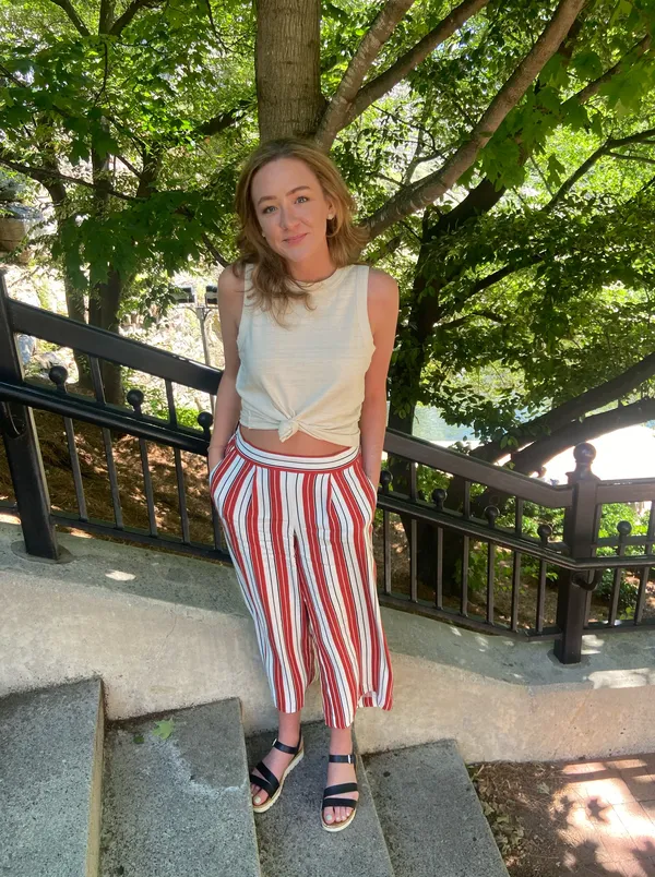 Striped Cropped Loft Pants  - Image 3