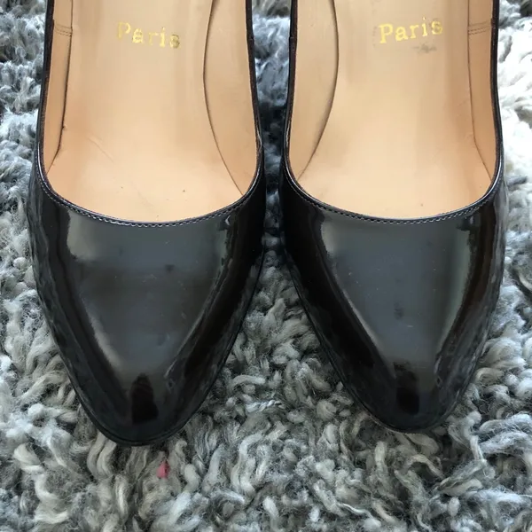 Christian Louboutin Décolleté 868 Patent L. Heels. Size 37.5 (US 7.5). - Image 7