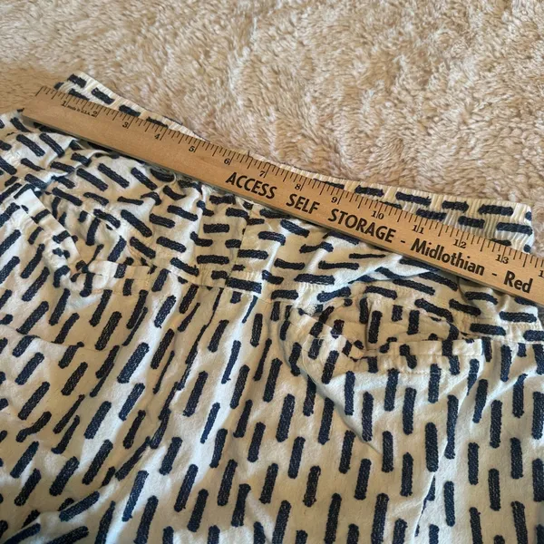 Women’s Anthropologie Shorts Linen cotton Lounge casual beach nautical XS - Image 6