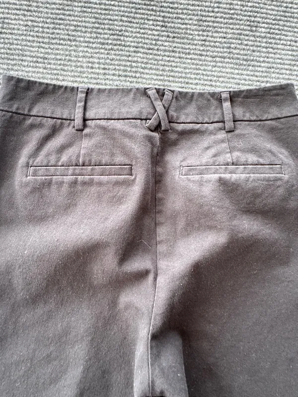 Anthropologie Maeve‎ Black Collette Wide leg cropped pants Women's 6 - Image 5