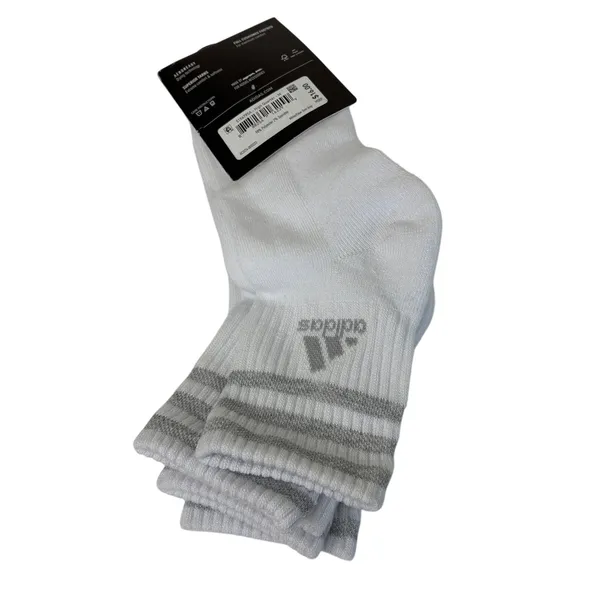 Adidas 3 Pair Women's Cushioned AeroReady White High Quarter White Socks Sz 5-10 - Image 3