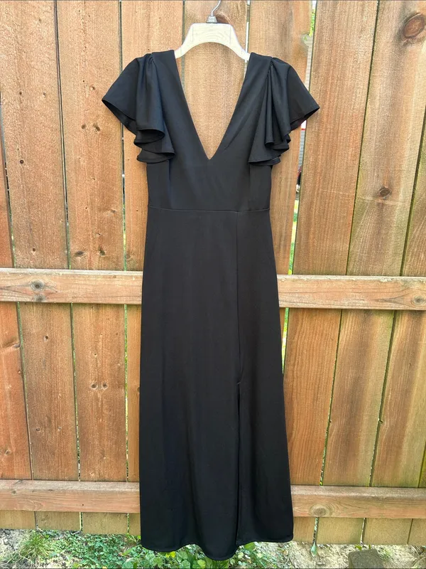 Birdy Grey Hannah Black Maxi Length Dress Size Small - Image 5