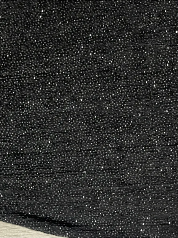 Vintage Y2K Little Black Sparkle Dress Sz XS Slinky Glitter Formal Wedding Guest - Image 9