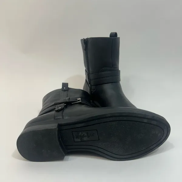 Style & Co. Black Ankle Boots size 6.5 - Image 4