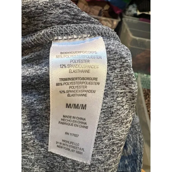 Head Women's Size Medium Athletic Skort Skirt Shorts Dark Heather Gray Textured - Image 10