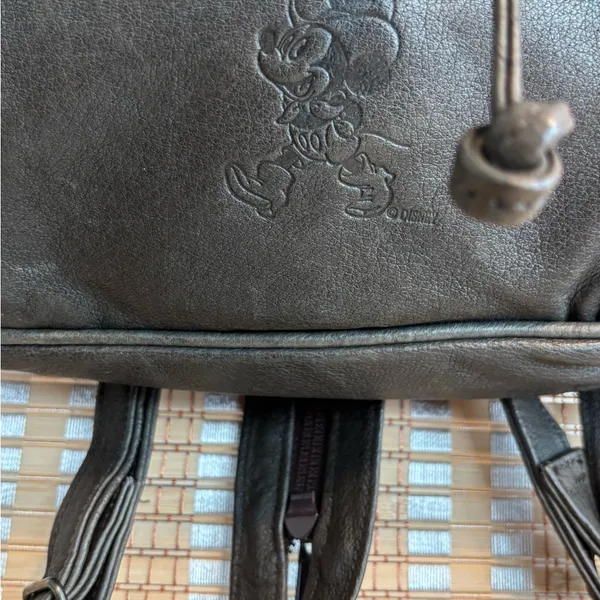 Doma Outback Mickey Mouse leather Vintage style hiking backpack travel sack - Image 4