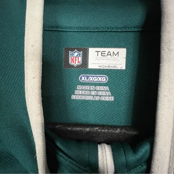 NFL Team Apparel Philadelphia Eagles Women’s pullover - Green - Size XL - Image 5