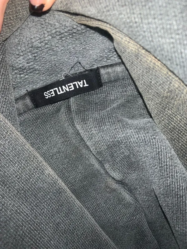Talentless grey hoodie - Image 2