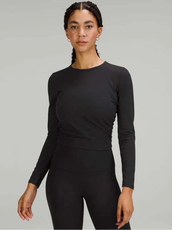 Lululemon All It Takes Long Sleeve Shirt *Ribbed Nulu size XS/S - Image 2