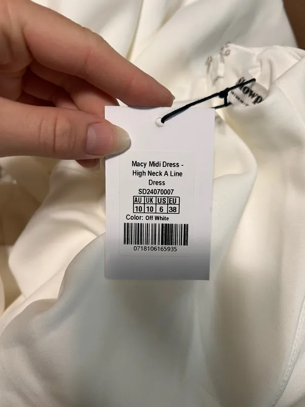 New Showpo Macy Midi Dress High Neck A Line Dress Size Small MSRP $129 - Image 7