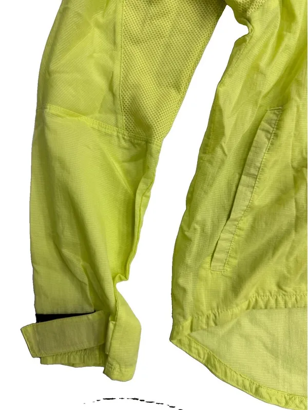 Nike Air Women’s L Volt Neon Yellow Running Jacket Windbreaker Lightweight - Image 2