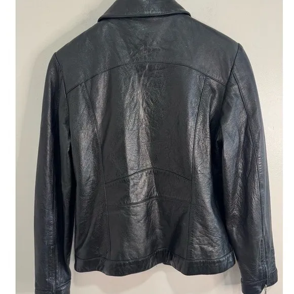 Vintage‎ Wilsons Leather Black Womens Jacket Medium - Image 3