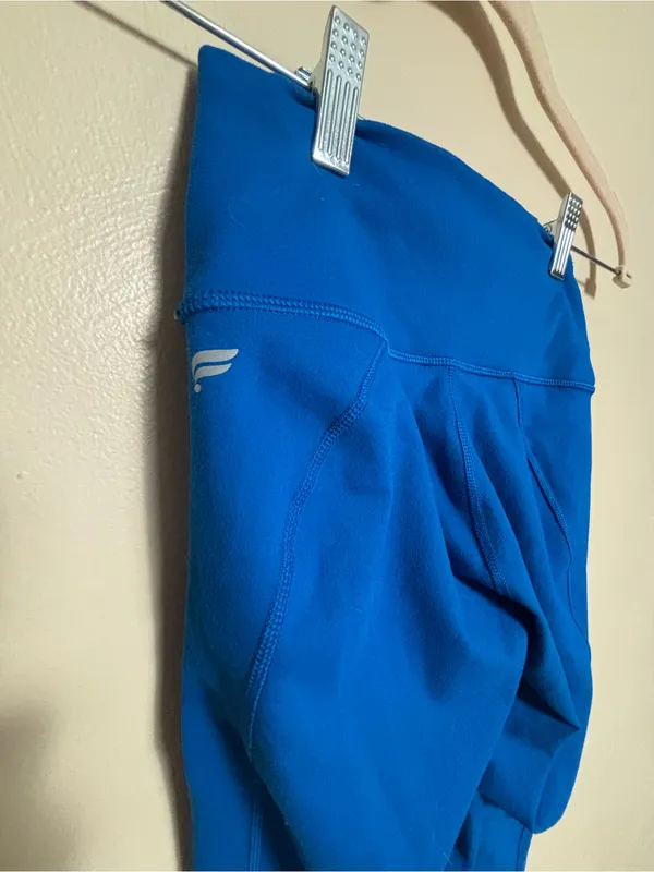 Fabletics Womens Power Hold Leggings Pants Exercise Blue Size XXS - Image 5