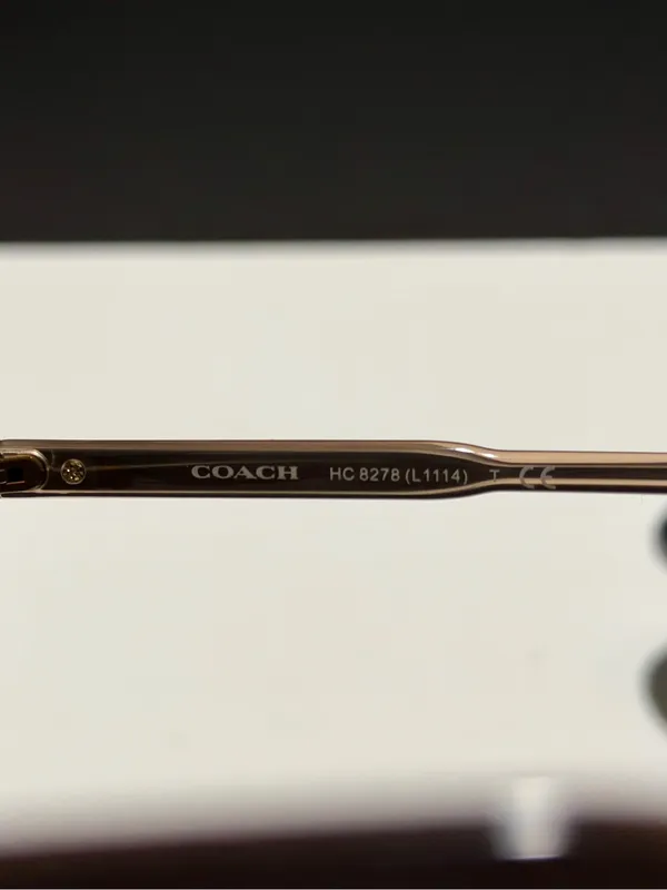 Coach Tortoiseshell Sunglasses with‎ Brown Lenses - Image 4