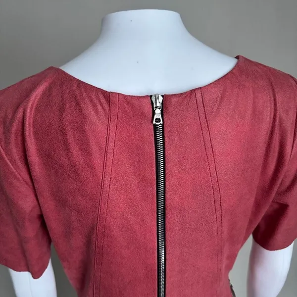 NWOT Alexis x Revolve Faux Suede Mini Dress Size S - Image 5