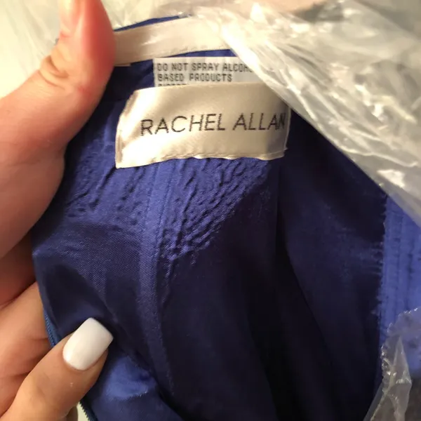 Rachel Allan Royal Blue Prom Dress - Image 4