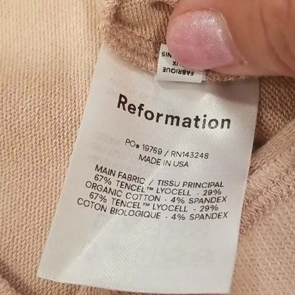 💕REFORMATION💕 Cirrus Crop Straight Leg Knit Pants Medium M NWT - Image 15