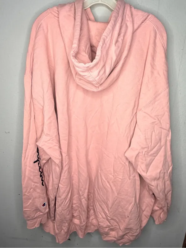 Champion Pink Hoody Sweatshirt - Image 4