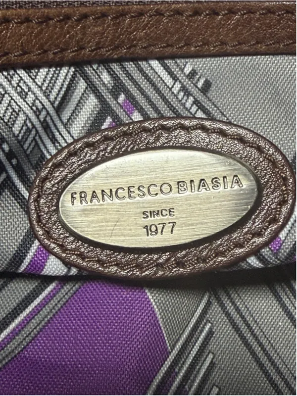 🤎 VINTAGE Y2K GRAIL Francesco Biasia Italian Leather Baguette Bag - Image 9