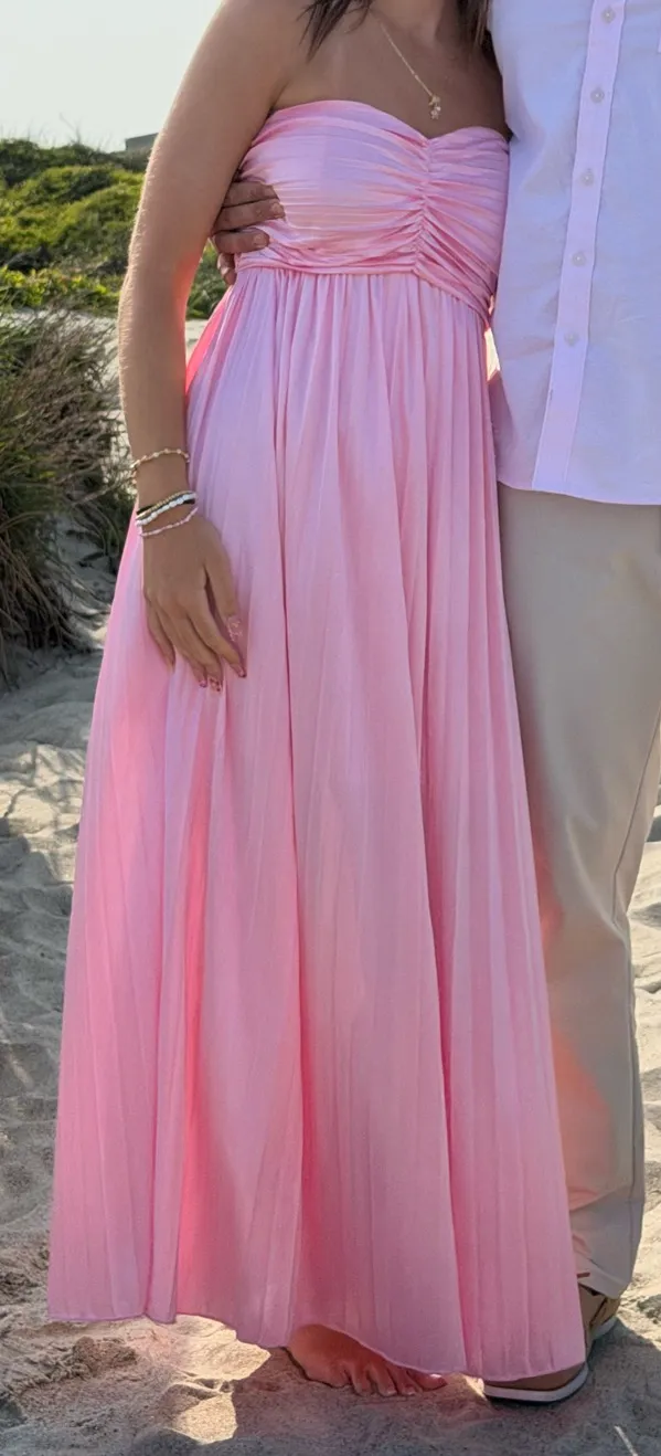 Pink long dress - Image 2