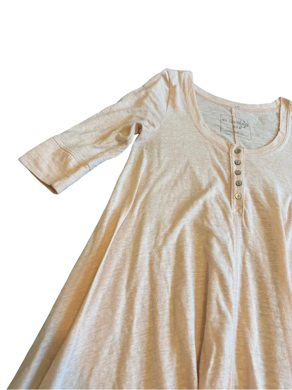 We The Free Drippy High Low Tunic Dress Jersey Stretch Flowy Size Small Women's - Image 5