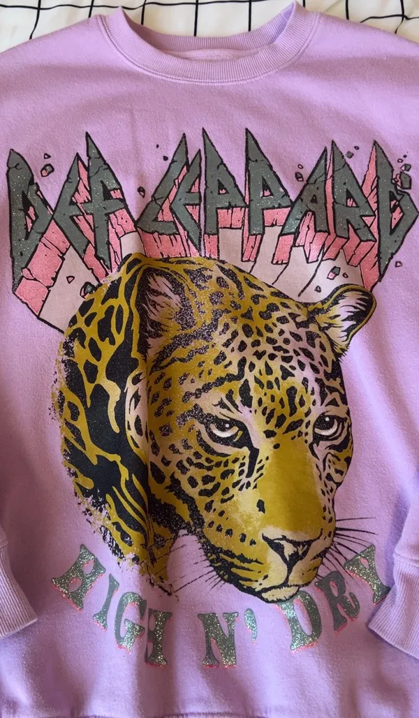 Def Leppard Purple  Sweatshirt - Image 2
