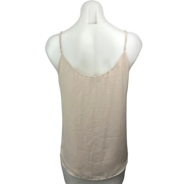 Aritzia Babaton Cream Mesh V Neck Lightweight Pullover Camisole Tank Top Size S - Image 2