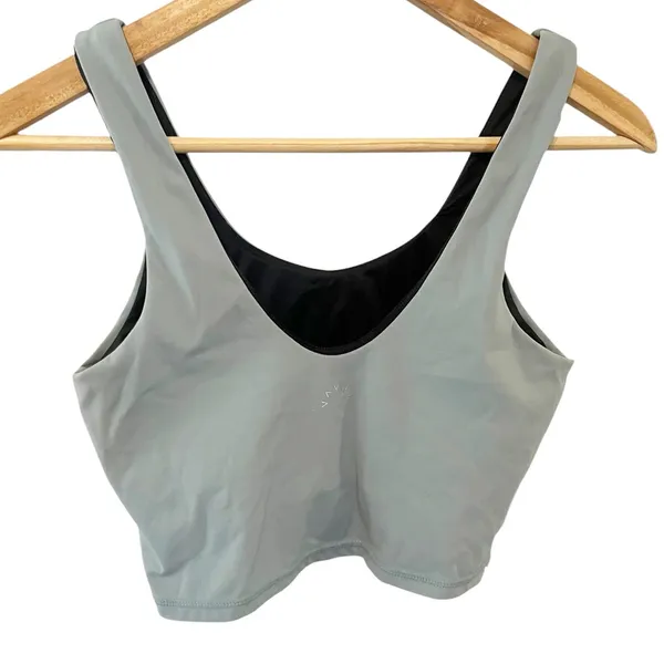 Varley Women’s FreeSoft Cori Muted Green‎ Lined Sports Bra Small - Image 2