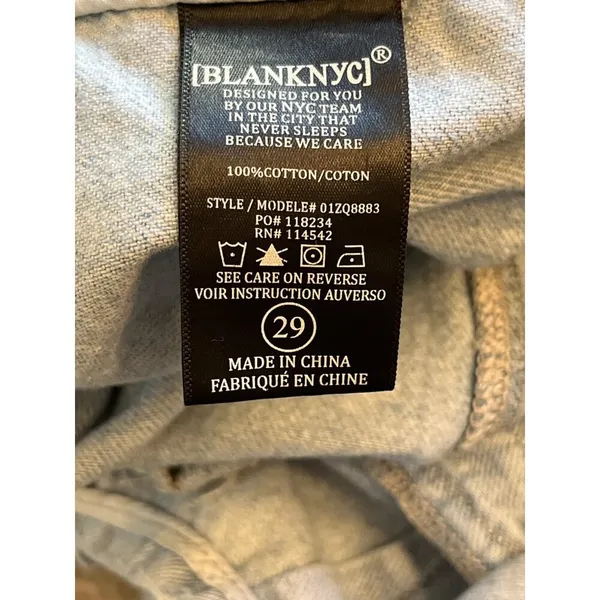 BlankNyc Don't You Know Denim Skort in Blue 29 Womens Jean Skirt Shorts - Image 9
