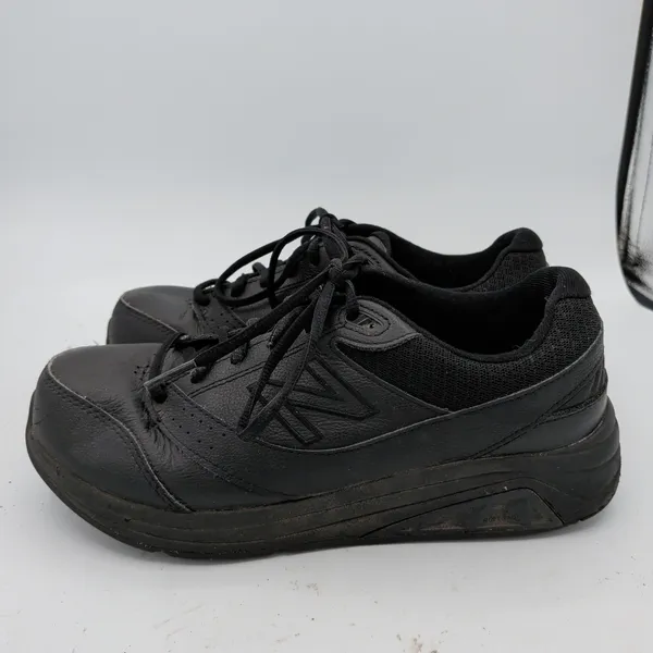 New Balance 928v3 Womens 8.5 Black Leather Walking Shoes ROLLBAR Stability‎ - Image 2