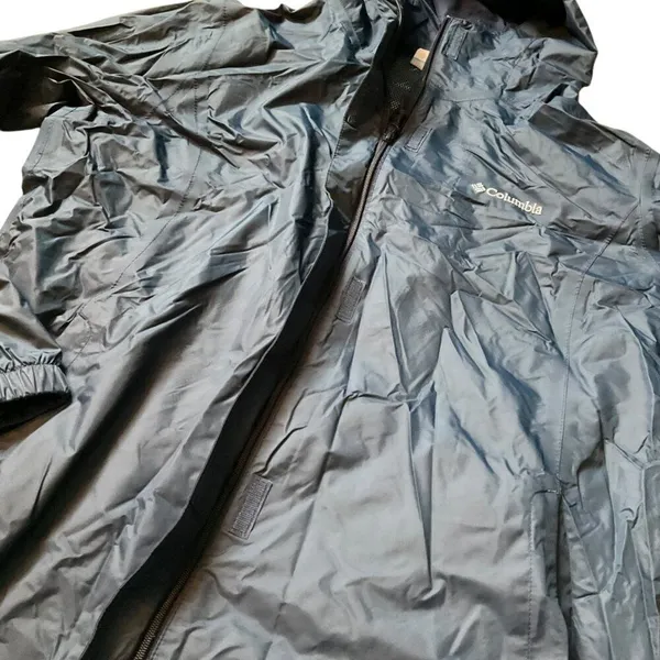 Columbia Mens Omni-Tech Waterproof Jacket Size XL Black - Image 7