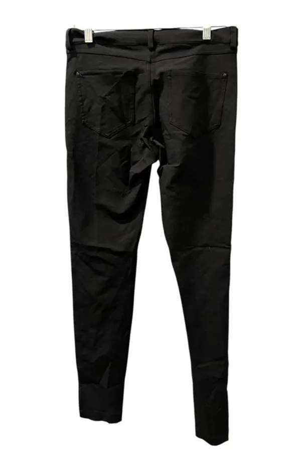 Lululemon Black Chino Pants Women's Size 6 Casual Zip Fly Work Skinny 28x30 - Image 5