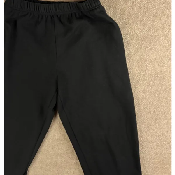 Anrabess Womens Black Fleece Lined Jogger Sweatpants Elastic Waist Size L - Image 3