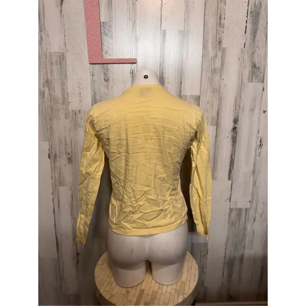 Aeropostal yellow long sleeve top - Image 6