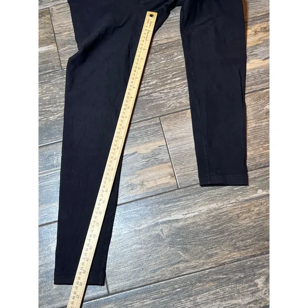 Lululemon Reversible Wunder‎ Under Crop Black Leggings Size 4 Multi Color Yoga - Image 7