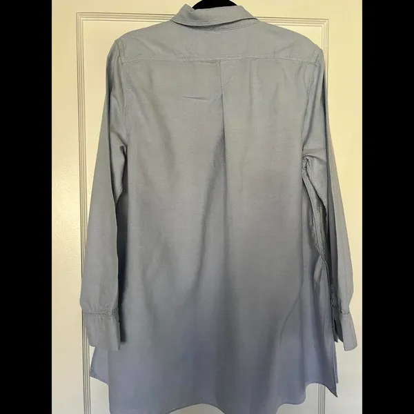 Aerie Light Blue Long Sleeve Shirt - oversized & Comfortable size X-Large - Image 6