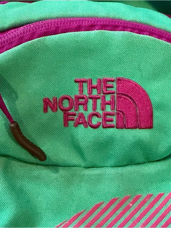The North Face Tallac Backpack Teal And Purple Camping Hiking School - Image 2