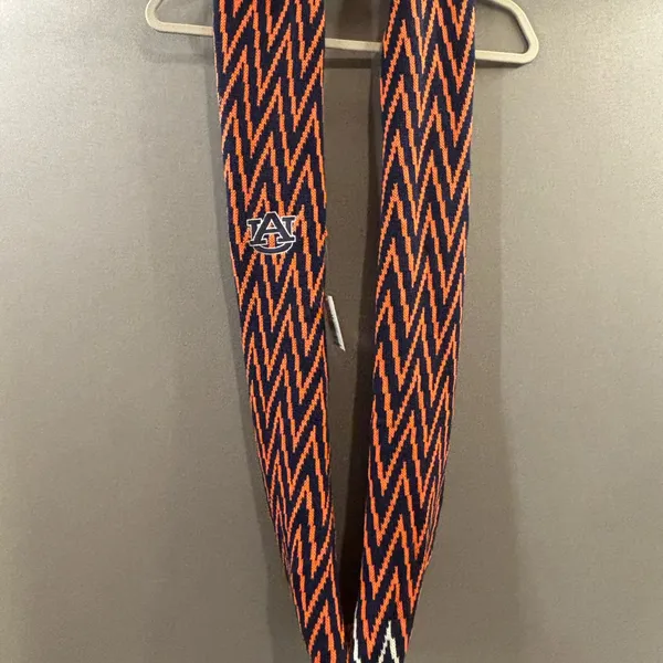 Auburn University Chevron Knit Scarf NWT Emerson street clothing co AU tigers - Image 2