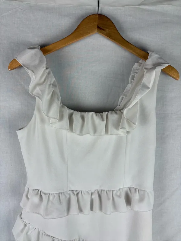 Show Me Your Mumu White Ruffled Greta Dress Size XL - Image 2