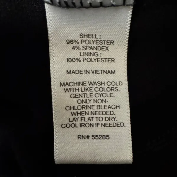 2220 | Express Keyhole Neck Sleeveless Slim Fit Blouse Black Womens S - Image 5