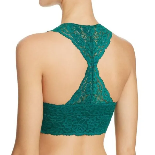 NWT Size S Free People Racerback Bralette Green Gallon Unlined Bralette - Image 4
