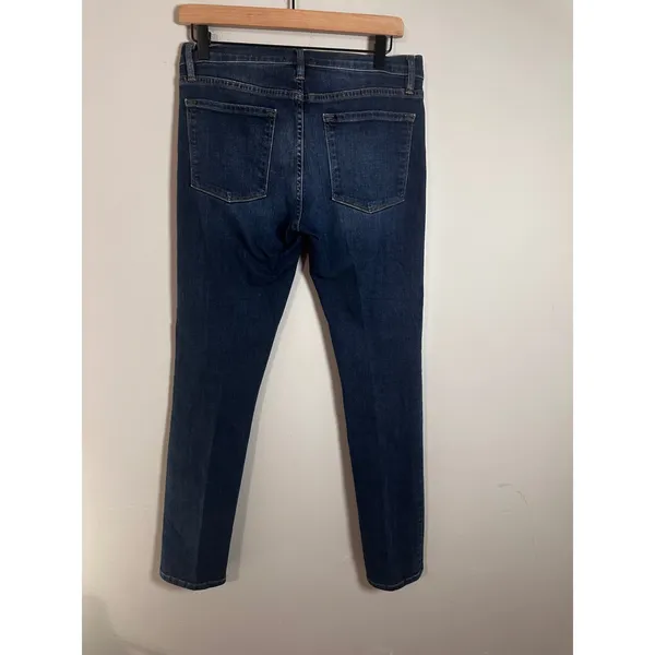 FRAME Denim Le Garcon‎ Slim Boyfriend Jeans Westfield Dark Wash LGJ270 Womens 26 - Image 5